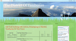 Desktop Screenshot of daerah-tambunan.blogspot.com