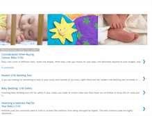 Tablet Screenshot of mybabycrib.blogspot.com