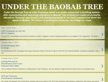 Tablet Screenshot of malawiunderthebaobabtree.blogspot.com