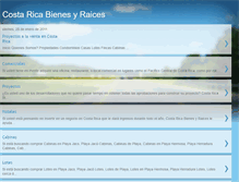 Tablet Screenshot of costaricabienesyraices.blogspot.com