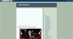 Desktop Screenshot of nba-wallpapers.blogspot.com