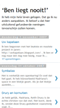 Mobile Screenshot of hagnes-benliegtnooit.blogspot.com