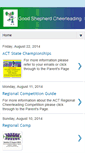 Mobile Screenshot of goodshepherdcheer.blogspot.com