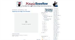 Desktop Screenshot of magicknowhow.blogspot.com