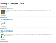 Tablet Screenshot of movingatthespeedoflife.blogspot.com