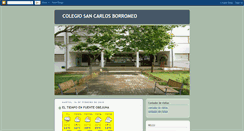 Desktop Screenshot of colegiosancarlosborromeo.blogspot.com