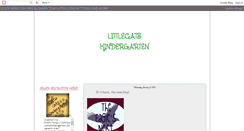 Desktop Screenshot of littlecatskindergarten.blogspot.com