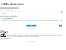 Tablet Screenshot of littlecatskindergarten.blogspot.com