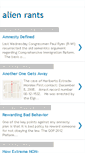 Mobile Screenshot of alienrants.blogspot.com