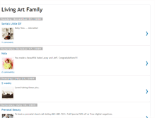 Tablet Screenshot of livingartfamily.blogspot.com