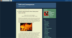 Desktop Screenshot of faithandconsequences.blogspot.com