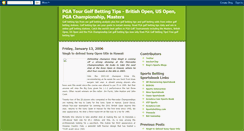 Desktop Screenshot of golf-betting-tips.blogspot.com