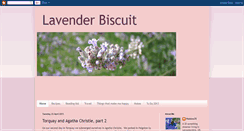 Desktop Screenshot of lavenderbiscuit.blogspot.com