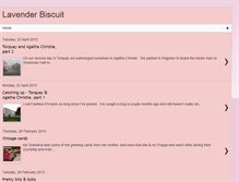 Tablet Screenshot of lavenderbiscuit.blogspot.com