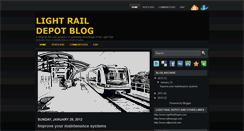 Desktop Screenshot of lightraildepot.blogspot.com