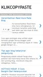 Mobile Screenshot of klikcopypaste.blogspot.com