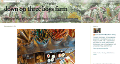 Desktop Screenshot of downonthreeboysfarm.blogspot.com