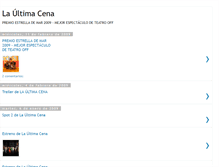 Tablet Screenshot of laultimacenateatro.blogspot.com
