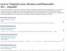 Tablet Screenshot of forgottenloveandpleasurablesex.blogspot.com