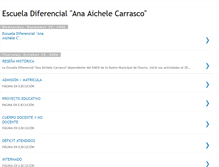 Tablet Screenshot of escuelaanaaichele.blogspot.com