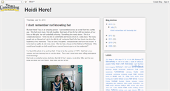 Desktop Screenshot of justmythoughtsbyheidi.blogspot.com