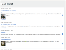 Tablet Screenshot of justmythoughtsbyheidi.blogspot.com