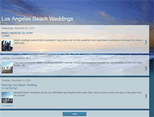 Tablet Screenshot of losangelesbeachweddings.blogspot.com