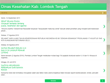 Tablet Screenshot of dinkesloteng.blogspot.com