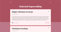 Desktop Screenshot of pickwickpapercrafting.blogspot.com