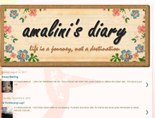 Tablet Screenshot of amalini.blogspot.com