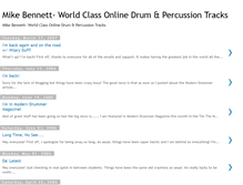 Tablet Screenshot of mikebennettdrums.blogspot.com