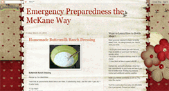 Desktop Screenshot of emergencyprepmckane.blogspot.com