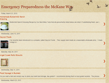 Tablet Screenshot of emergencyprepmckane.blogspot.com