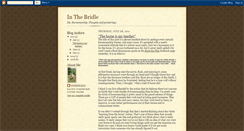 Desktop Screenshot of inthebridle.blogspot.com