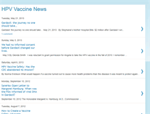 Tablet Screenshot of hpvvaccinenews.blogspot.com