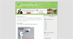 Desktop Screenshot of online-investments-info.blogspot.com