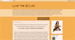 Desktop Screenshot of livinthehilife.blogspot.com