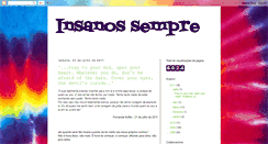 Desktop Screenshot of insanosparasempre.blogspot.com