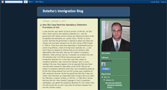 Desktop Screenshot of botelhoimmigrationblog.blogspot.com