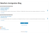 Tablet Screenshot of botelhoimmigrationblog.blogspot.com