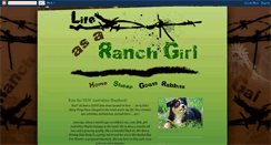 Desktop Screenshot of lifeasaranchgirl.blogspot.com