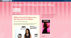 Desktop Screenshot of dreamzclothingonline.blogspot.com