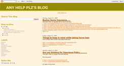 Desktop Screenshot of anyhelpplz.blogspot.com