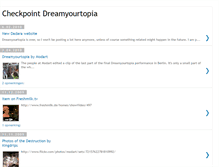 Tablet Screenshot of dreamyourtopia.blogspot.com