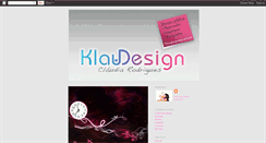 Desktop Screenshot of klaudesign.blogspot.com