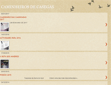 Tablet Screenshot of caminheiros-casegas.blogspot.com
