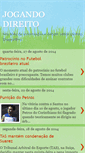 Mobile Screenshot of jogandodireito.blogspot.com