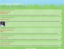 Tablet Screenshot of jogandodireito.blogspot.com