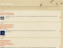 Tablet Screenshot of abeceditores.blogspot.com