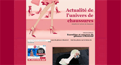 Desktop Screenshot of actuchaussure.blogspot.com